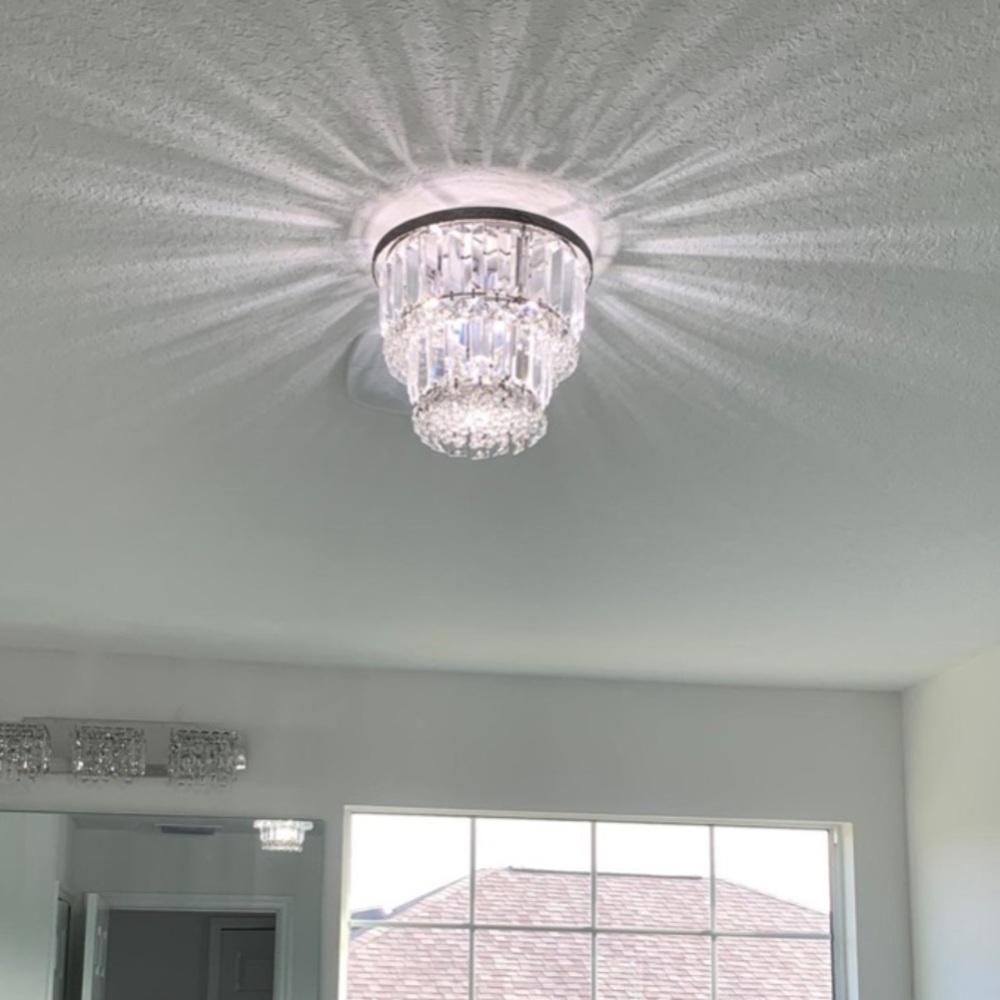 Crystal Raindrop Chandelier Lighting - Picture 6 of 11